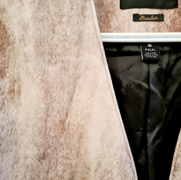 Fur Print Coat - US Size 4 Maison Scotch - Picture 6 of 6